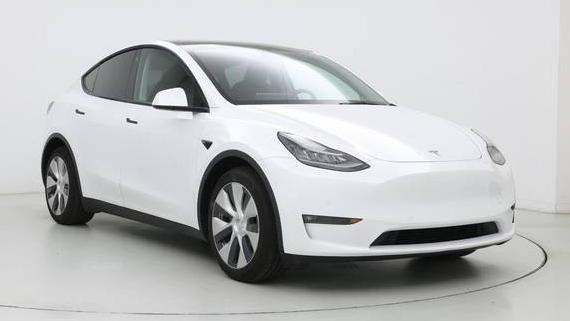 TESLA MODEL Y 2021 5YJYGDEE0MF146044 image